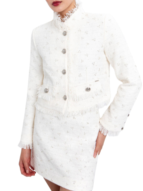 ΓΥΝΑΙΚΕΙΟ TWEED ΣΑΚΑΚΙ | Εκρού S