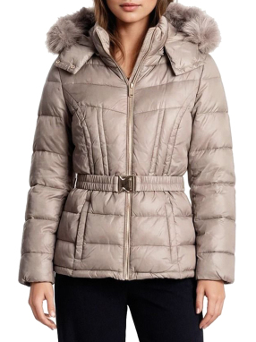 ΓΥΝΑΙΚΕΙΟ ΚΑΠΙΤΟΝΕ ΜΠΟΥΦΑΝ | Μπεζ Σκούρο XL