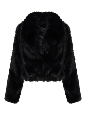 ΓΥΝΑΙΚΕΙΟ ΓΟΥΝΙΝΟ ΗΜΙΠΑΛΤΟ | Μαύρο M/L