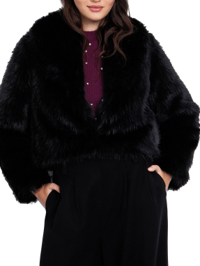 ΓΥΝΑΙΚΕΙΟ ΓΟΥΝΙΝΟ ΗΜΙΠΑΛΤΟ | Μαύρο M/L