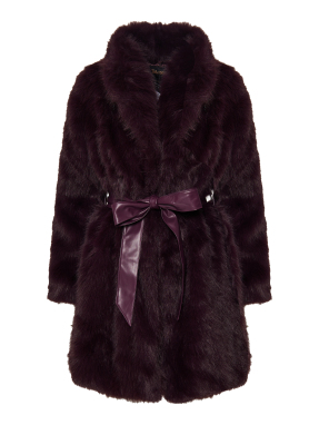 ΓΥΝΑΙΚΕΙΟ ΓΟΥΝΙΝΟ ΠΑΛΤΟ | Μωβ S/M