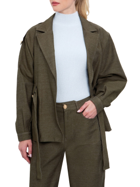 ΓΥΝΑΙΚΕΙΟ MILITARY JACKET | Χακί M/L