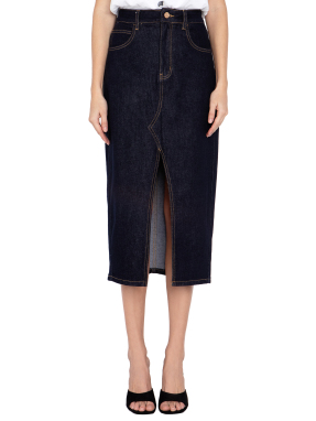 ΜΙΝΤΙ DENIM ΦΟΥΣΤΑ | Μπλε Σκούρο XS