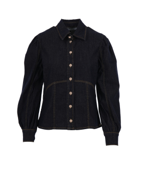 ΓΥΝΑΙΚΕΙΟ DENIM ΠΟΥΚΑΜΙΣΟ | Μπλε Σκούρο XL