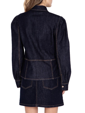 ΓΥΝΑΙΚΕΙΟ DENIM ΠΟΥΚΑΜΙΣΟ | Μπλε Σκούρο XL