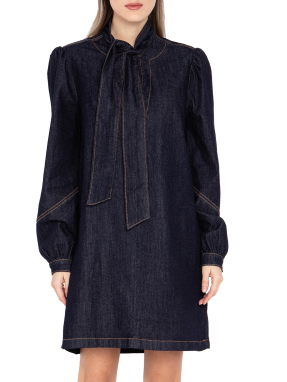 ΜΙΝΙ DENIM ΦΟΡΕΜΑ | Μπλε Σκούρο S