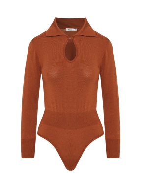 ΓΥΝΑΙΚΕΙΟ ΠΛΕΚΤΟ ΚΟΡΜΑΚΙ | Πορτοκαλί M/L