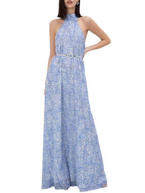 ΜΑΞΙ ΦΟΡΕΜΑ HALTER | Εμπριμέ 1009 S/M