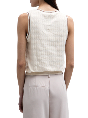 ΓΥΝΑΙΚΕΙΟ ΑΜΑΝΙΚΟ ΤΟΠ | Εκρού S