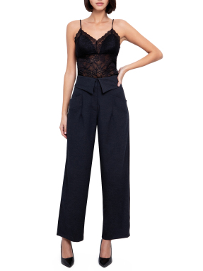 ΓΥΝΑΙΚΕΙΑ ΜΠΛΟΥΖΑ ΜΕ ΔΑΝΤΕΛΑ | Μαύρο ONE SIZE