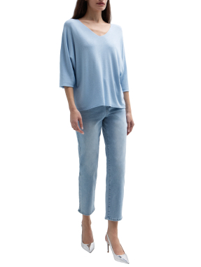 ΓΥΝΑΙΚΕΙΑ ΠΛΕΚΤΗ ΜΠΛΟΥΖΑ | Μπλε Ανοιχτό M/L