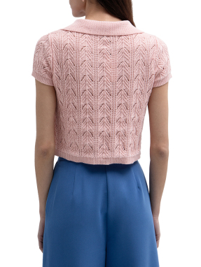 ΓΥΝΑΙΚΕΙΟ ΠΛΕΚΤΟ ΤΟΠ | Ροζ S