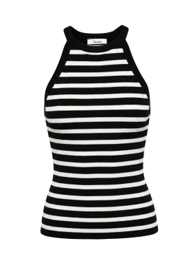 ΓΥΝΑΙΚΕΙΟ ΠΛΕΚΤΟ HALTER ΤΟΠ | Ριγέ  S