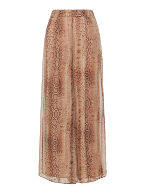 ΓΥΝΑΙΚΕΙΑ ΠΑΝΤΕΛΟΝΑ WIDE-LEG | Εμπριμέ  S