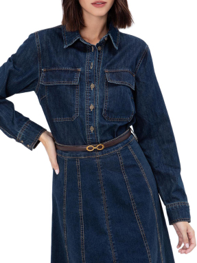 ΓΥΝΑΙΚΕΙΟ DENIM ΠΟΥΚΑΜΙΣΟ | Μπλε 1013 S