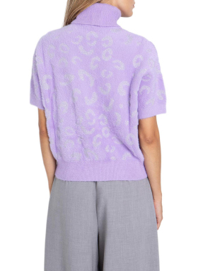 ΓΥΝΑΙΚΕΙO FLUFFY ΠΟΥΛΟΒΕΡ ΖΙΒΑΓΚΟ | Λιλά 372 S/M