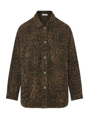 ΓΥΝΑΙΚΕΙΟ DENIM JACKET | Animal Print  1007 S