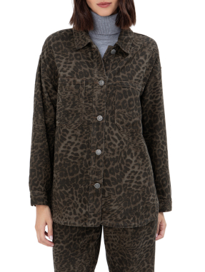 ΓΥΝΑΙΚΕΙΟ DENIM JACKET | Animal Print  1007 S
