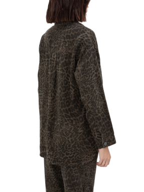 ΓΥΝΑΙΚΕΙΟ DENIM JACKET | Animal Print  1007 S