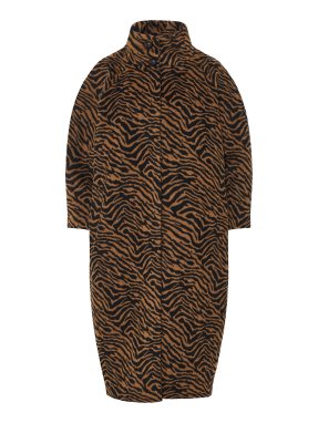 ΓΥΝΑΙΚΕΙΟ ΠΑΛΤΟ | Animal Print  1007 S/M