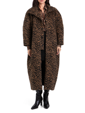 ΓΥΝΑΙΚΕΙΟ ΠΑΛΤΟ | Animal Print  1007 S/M