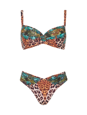 ΓΥΝΑΙΚΕΙΟ ΜΠΙΚΙΝΙ ΣΕΤ | Animal Print  EU 48