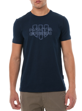ΑΝΔΡΙΚΟ T-SHIRT | Μπλε Σκούρο XL