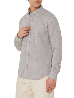 ΑΝΔΡΙΚΟ ΠΟΥΚΑΜΙΣΟ | Γκρι Ανοιχτό XL