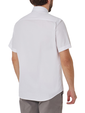 ΑΝΔΡΙΚΟ ΚΟΝΤΟΜΑΝΙΚΟ ΠΟΥΚΑΜΙΣΟ | Λευκό XXL