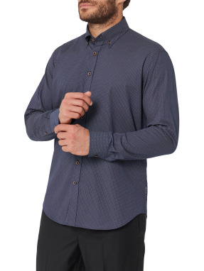 ΑΝΔΡΙΚΟ ΠΟΥΚΑΜΙΣΟ | Μπλε Σκούρο ΧL