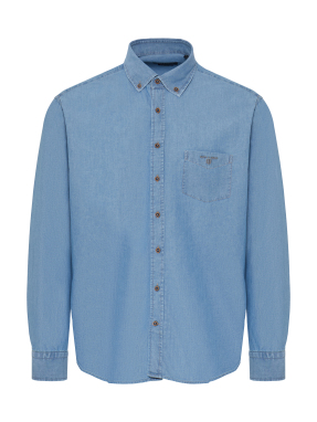 ΑΝΔΡΙΚΟ DENIM ΠΟΥΚΑΜΙΣΟ | Γαλάζιο XL