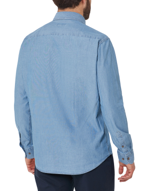 ΑΝΔΡΙΚΟ DENIM ΠΟΥΚΑΜΙΣΟ | Γαλάζιο L