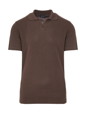 ΑΝΔΡΙΚΗ POLO ΜΠΛΟΥΖΑ | Καφέ L
