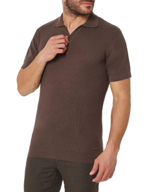 ΑΝΔΡΙΚΗ POLO ΜΠΛΟΥΖΑ | Καφέ L