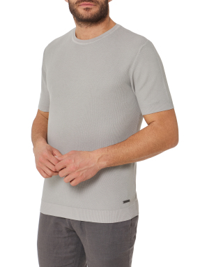 ΑΝΔΡΙΚΗ ΠΛΕΚΤΗ ΚΟΝΤΟΜΑΝΙΚΗ ΜΠΛΟΥΖΑ | Γκρι XL