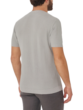 ΑΝΔΡΙΚΗ ΠΛΕΚΤΗ ΚΟΝΤΟΜΑΝΙΚΗ ΜΠΛΟΥΖΑ | Γκρι XL