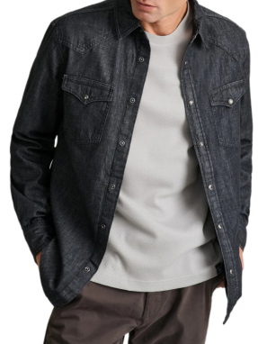 ΑΝΔΡΙΚΟ DENIM JACKET | Μαύρο L
