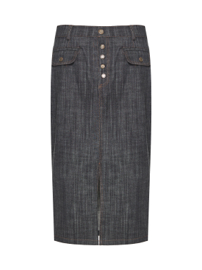 ΜΙΝΤΙ DENIM ΦΟΥΣΤΑ | Μαύρο 50