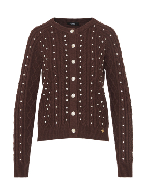 ΓΥΝΑΙΚΕΙΑ ΖΑΚΕΤΑ ΜΕ ΣΤΡΑΣ | Καφέ XL