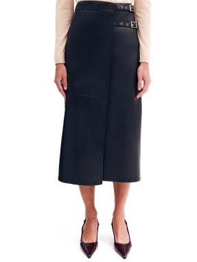 ΜΙΝΤΙ ΔΕΡΜΑΤΙΝΗ ΦΟΥΣΤΑ | Μαύρο 46