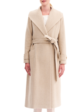 ΓΥΝΑΙΚΕΙΟ ΜΑΛΛΙΝΟ ΠΑΛΤΟ | Μπεζ 52