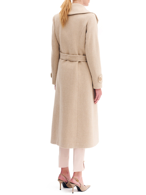 ΓΥΝΑΙΚΕΙΟ ΜΑΛΛΙΝΟ ΠΑΛΤΟ | Μπεζ 52