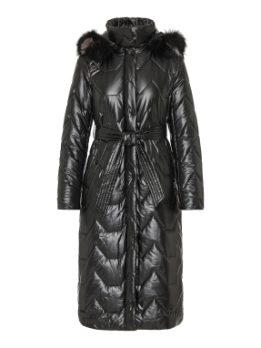 ΓΥΝΑΙΚΕΙΟ ΚΑΠΙΤΟΝΕ ΜΠΟΥΦΑΝ ΜΕ ΓΟΥΝΑ | Μαύρο 50