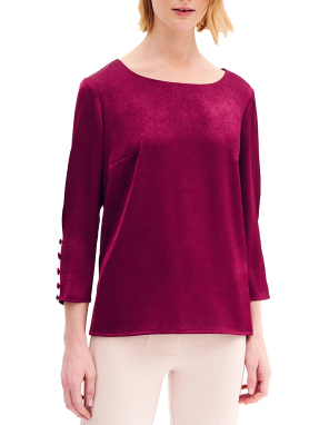 ΓΥΝΑΙΚΕΙΑ ΜΑΚΡΥΜΑΝΙΚΗ ΣΑΤΕΝ ΜΠΛΟΥΖΑ | Μπορντό 44