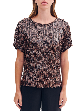 ΓΥΝΑΙΚΕΙΑ ΜΠΛΟΥΖΑ ΜΕ ΠΑΓΙΕΤΑ | Καφέ Σκούρο 56