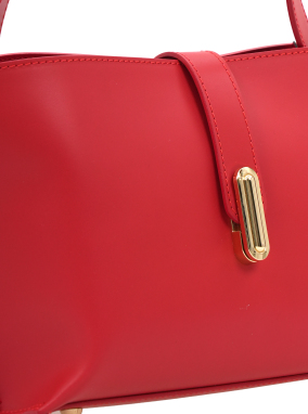 ΓΥΝΑΙΚΕΙΑ ΔΕΡΜΑΤΙΝΗ ΤΣΑΝΤΑ ΩΜΟΥ | Κόκκινο