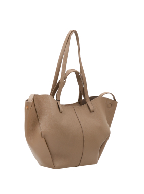 ΓΥΝΑΙΚΕΙΑ ΔΕΡΜΑΤΙΝΗ ΤΣΑΝΤΑ ΩΜΟΥ | Καφέ Ανοιχτό