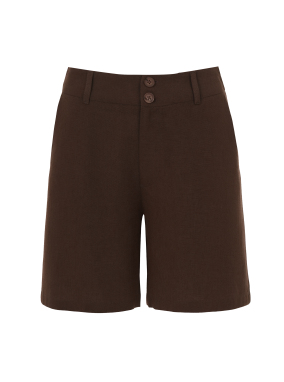 ΓΥΝΑΙΚΕΙΟ SHORTS | Καφέ Σκούρο 52