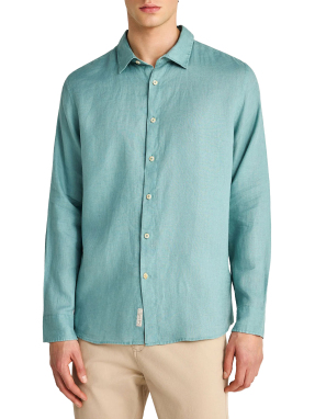 ΑΝΔΡΙΚΟ ΛΙΝΟ ΠΟΥΚΑΜΙΣΟ | Τυρκουάζ XL