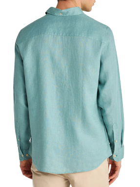 ΑΝΔΡΙΚΟ ΛΙΝΟ ΠΟΥΚΑΜΙΣΟ | Τυρκουάζ M